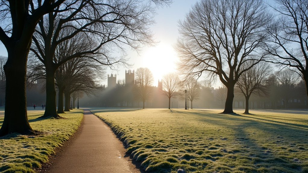blissful winter weather strolls