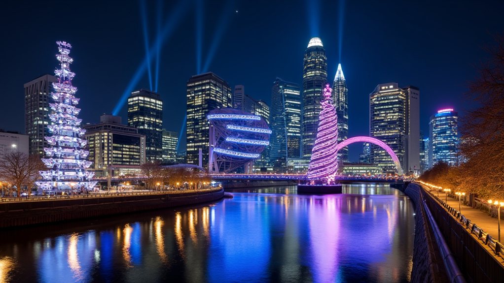 canary wharf winter lights festival