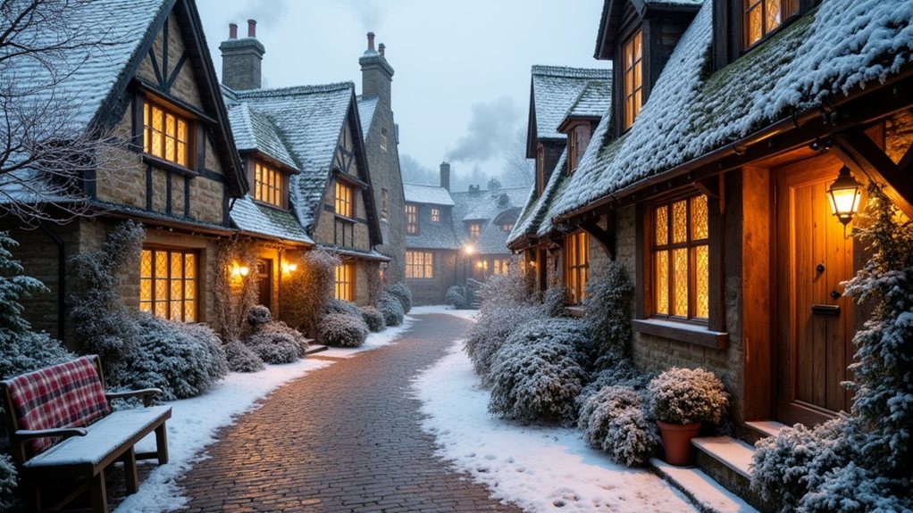 charming winter village retreats
