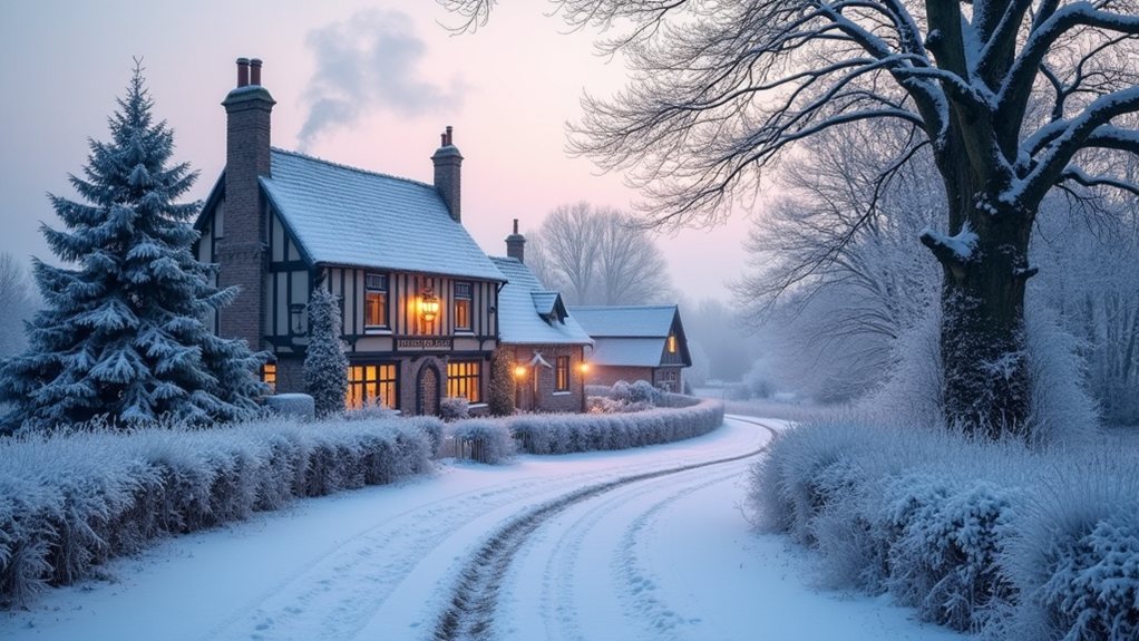 cozy winter walks pub