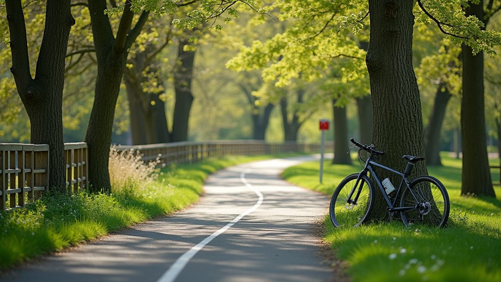 cyclists fined in park