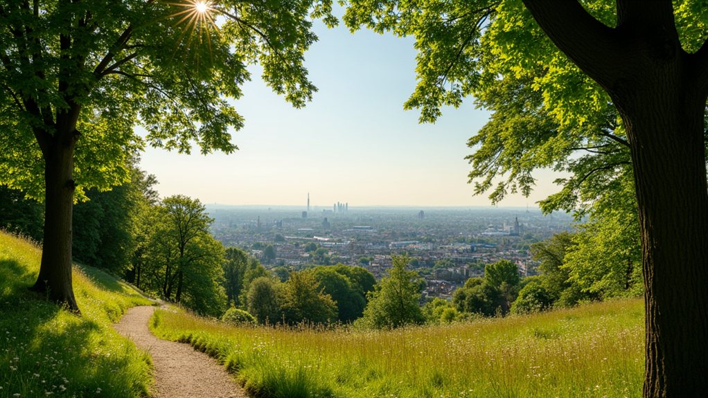 hidden park with views