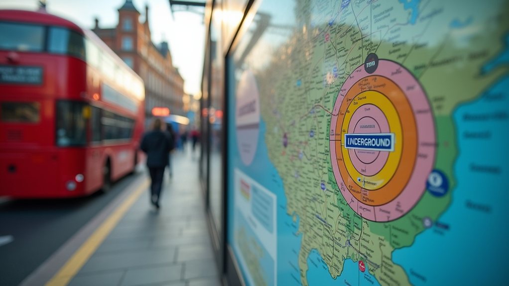 london transport zone boundaries