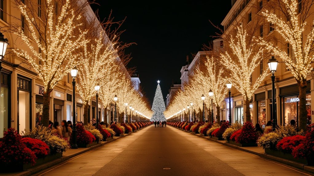 luxurious christmas displays unveiled