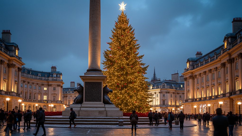 massive london christmas tree