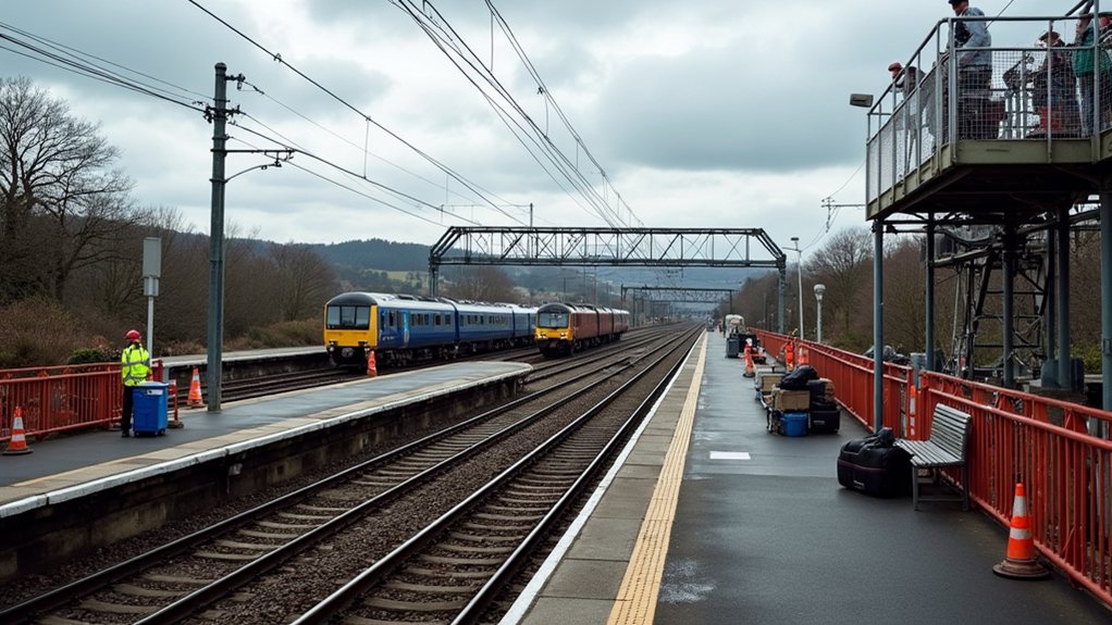 rail upgrades disrupt travel