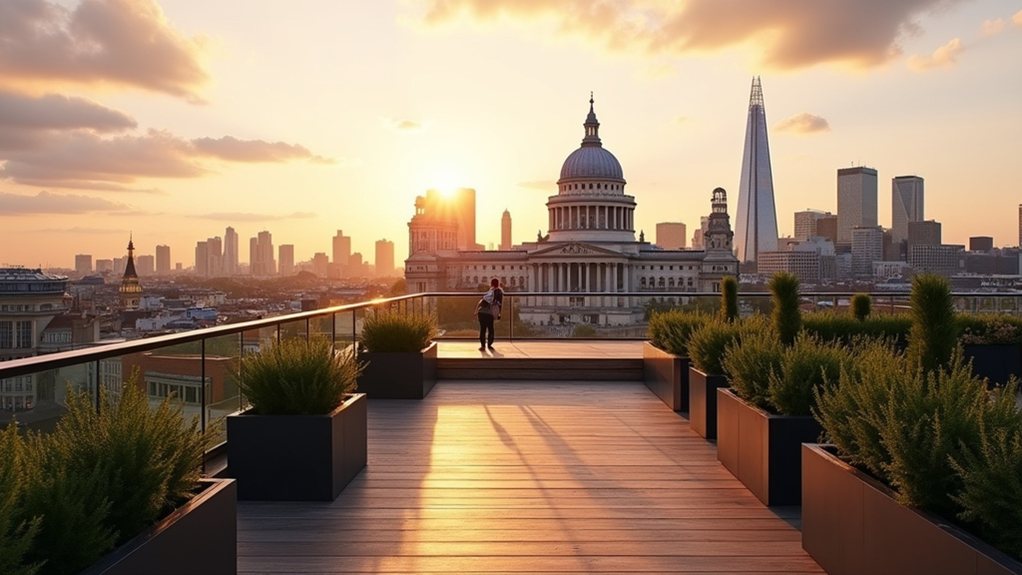 rooftop escape with views
