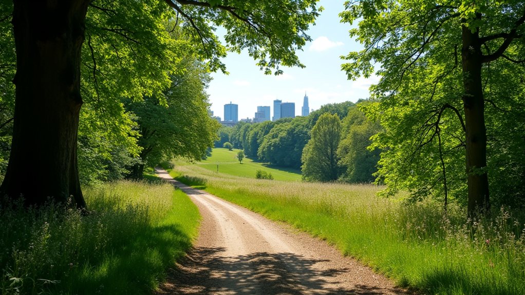 scenic walks and views