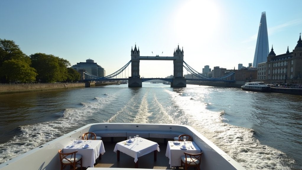 thames river lunch cruise