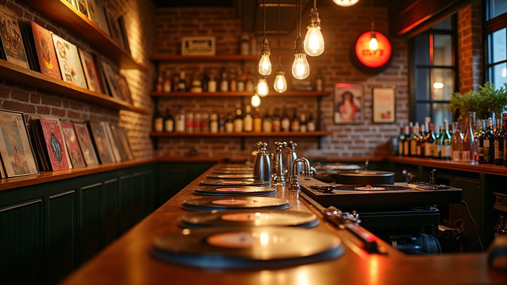 vinyl beer music venue