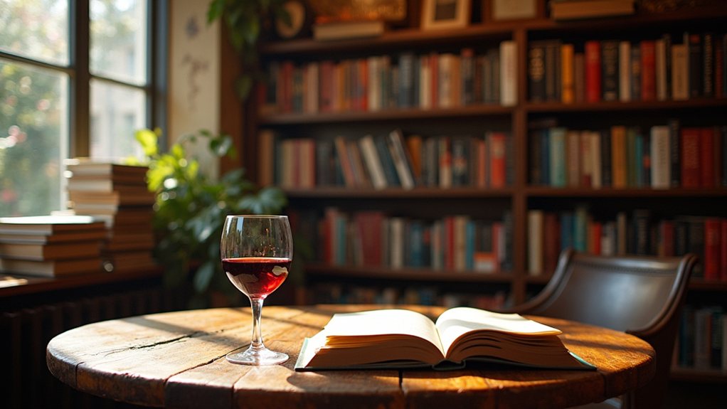 wine with book purchase