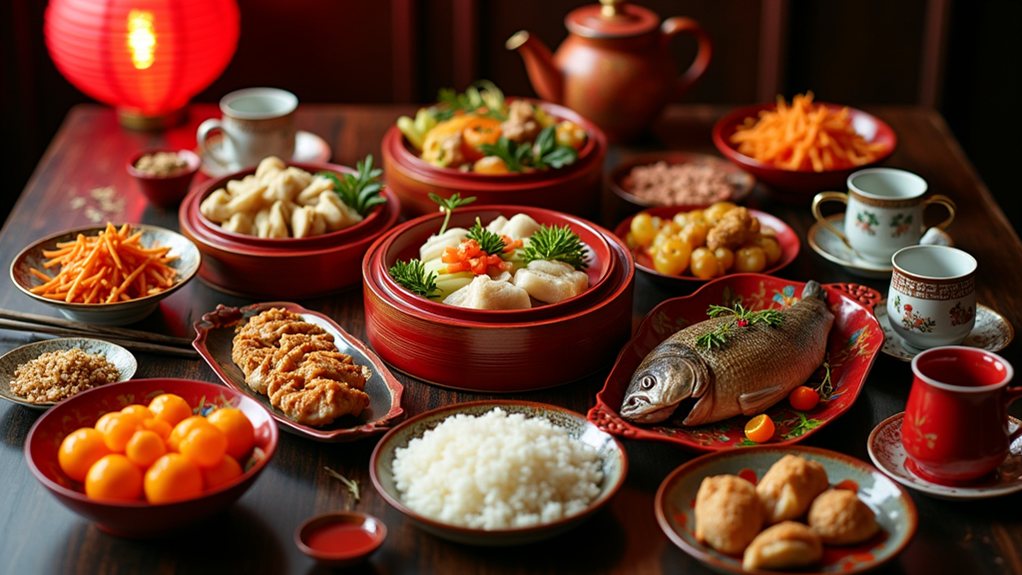 chinese new year menus
