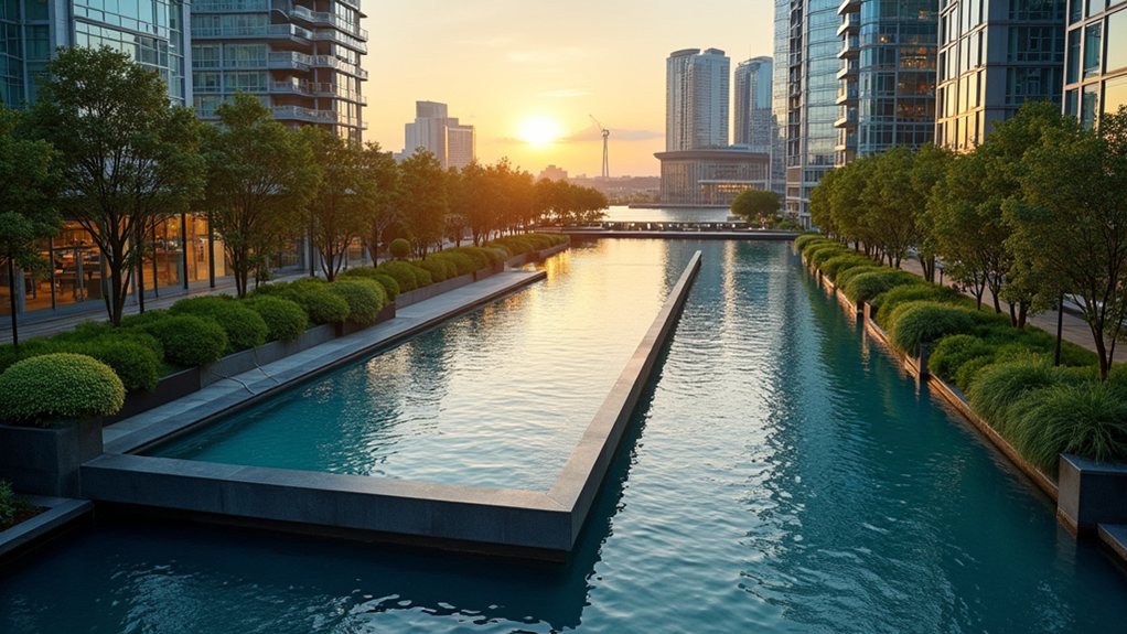 floating pool wellness experience