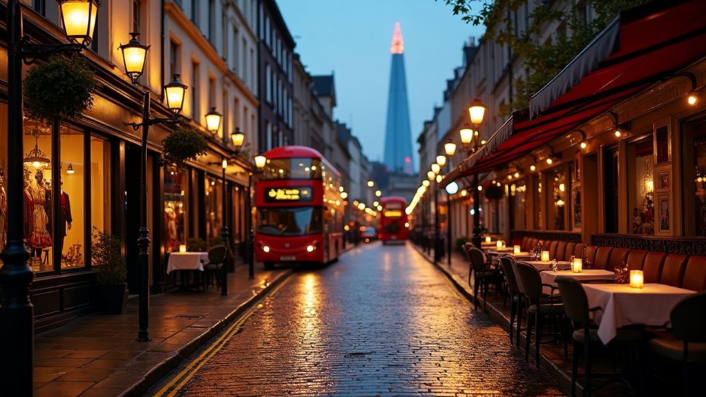 romantic evening spots london