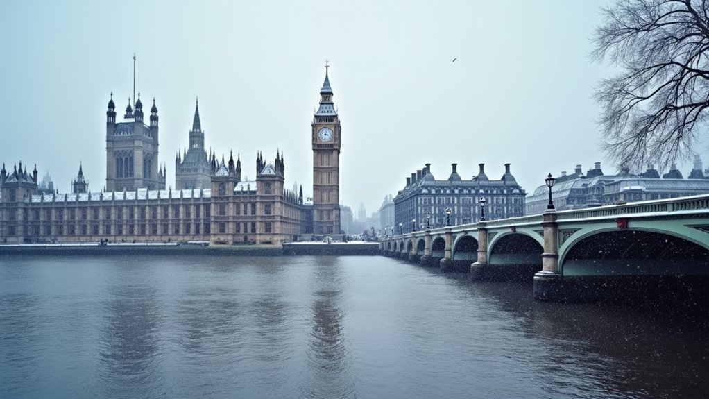 snow forecast for london