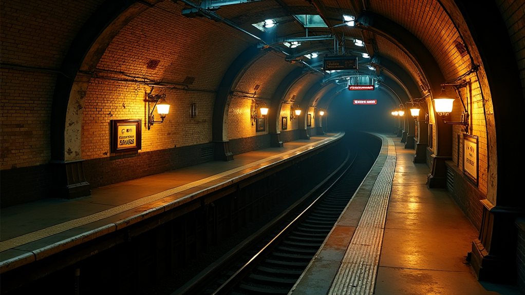 stacked platforms beneath london