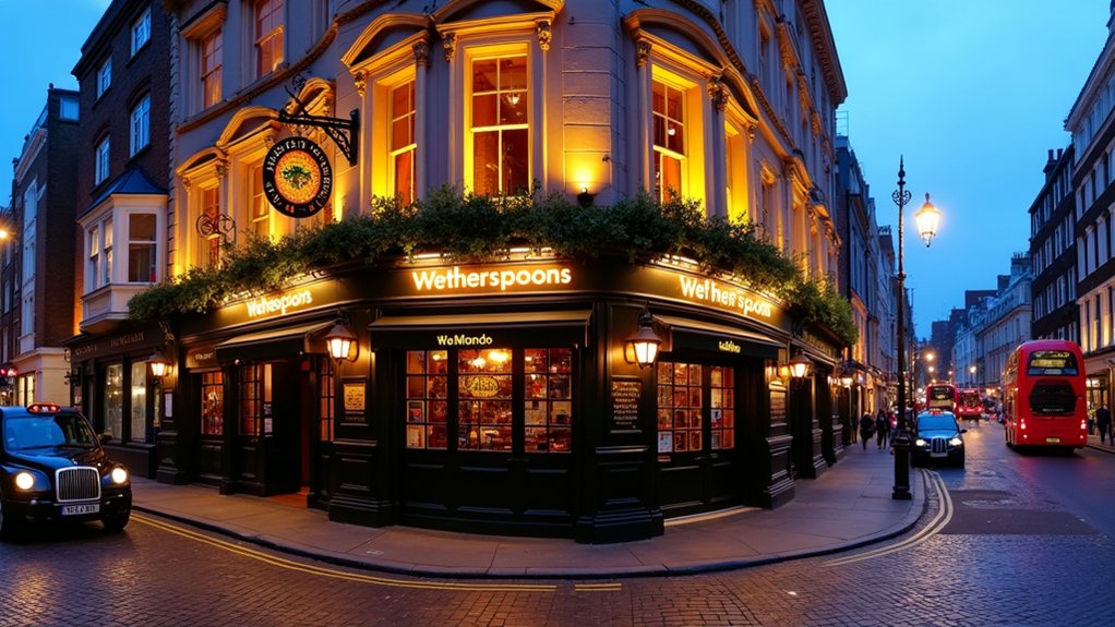 wetherspoons central london pub