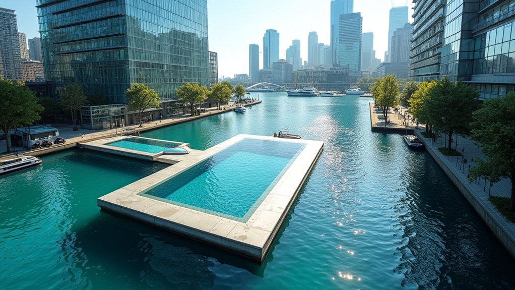 bold floating pool transformation