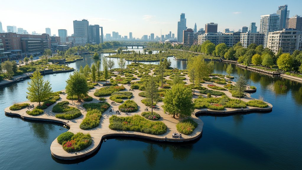 east london floating park