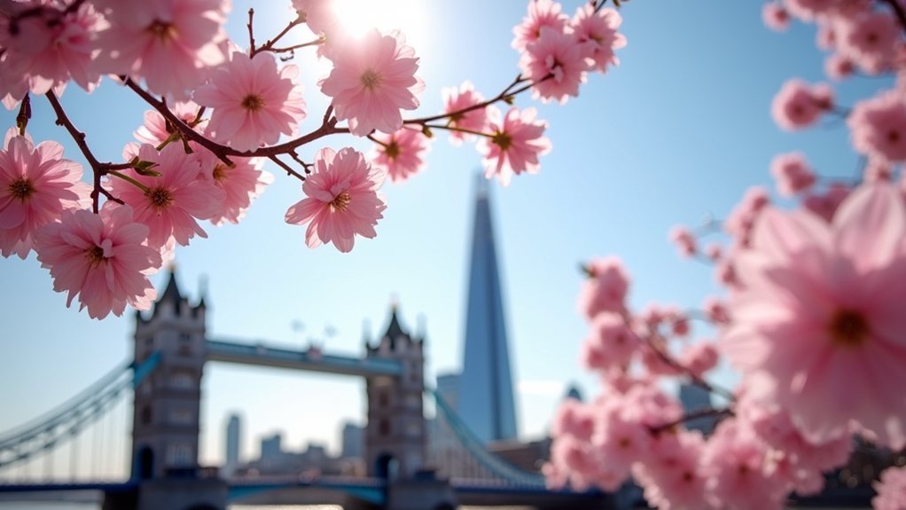 london s spring cherry blossoms