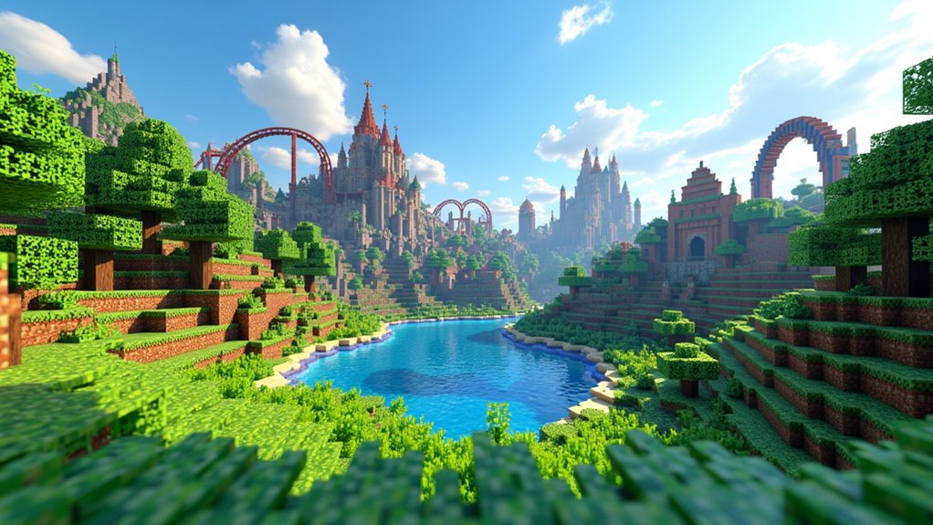 minecraft theme park opening