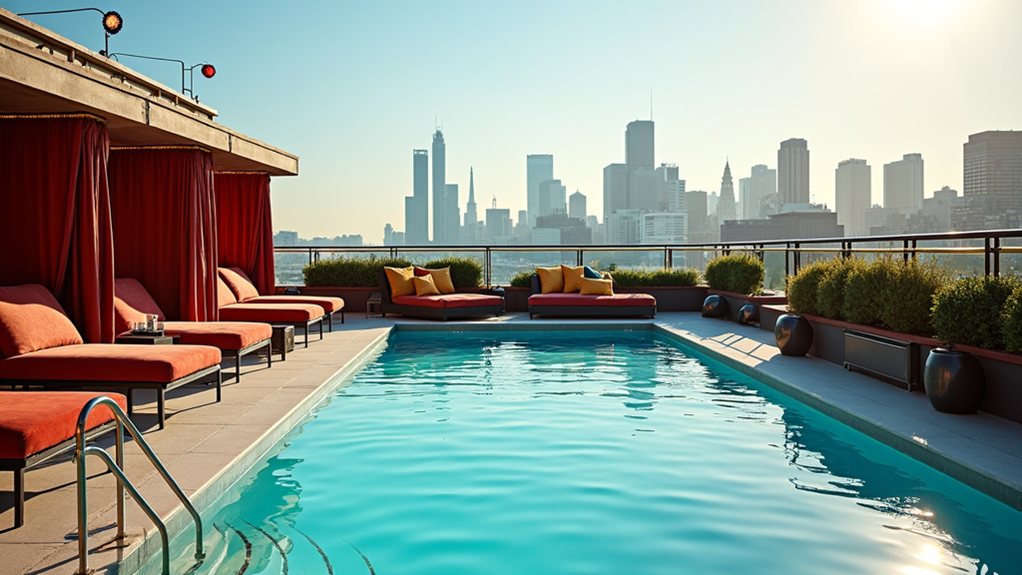 vintage vegas pool experience