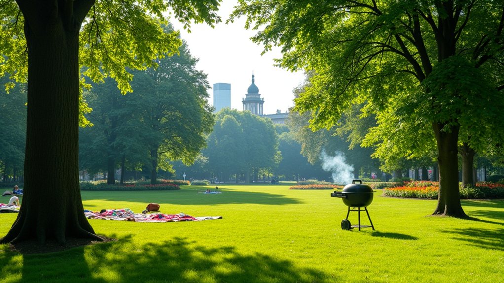 ideal summer barbecue spots