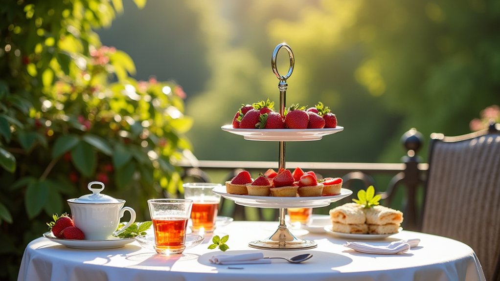 strawberry afternoon tea celebration