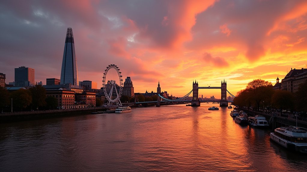 sunset viewing spots london